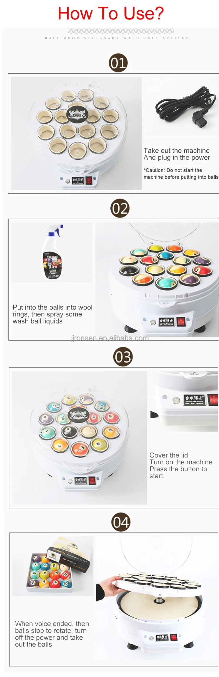 2023 Popular Sale American Style Game Pool 16 Balls Automatic Clean