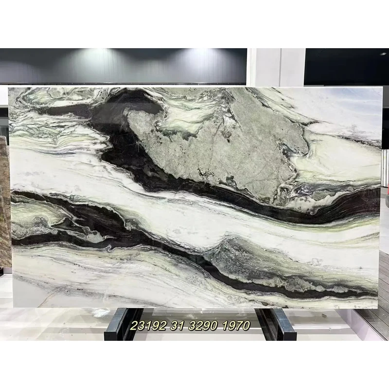 ألواح رخامية بيضاء فانتا مصقولة حسب الطلب للتصميم الداخلي للمطبخ وغرفة المعيشة والفنادق، بتصميم رخامي أبيض