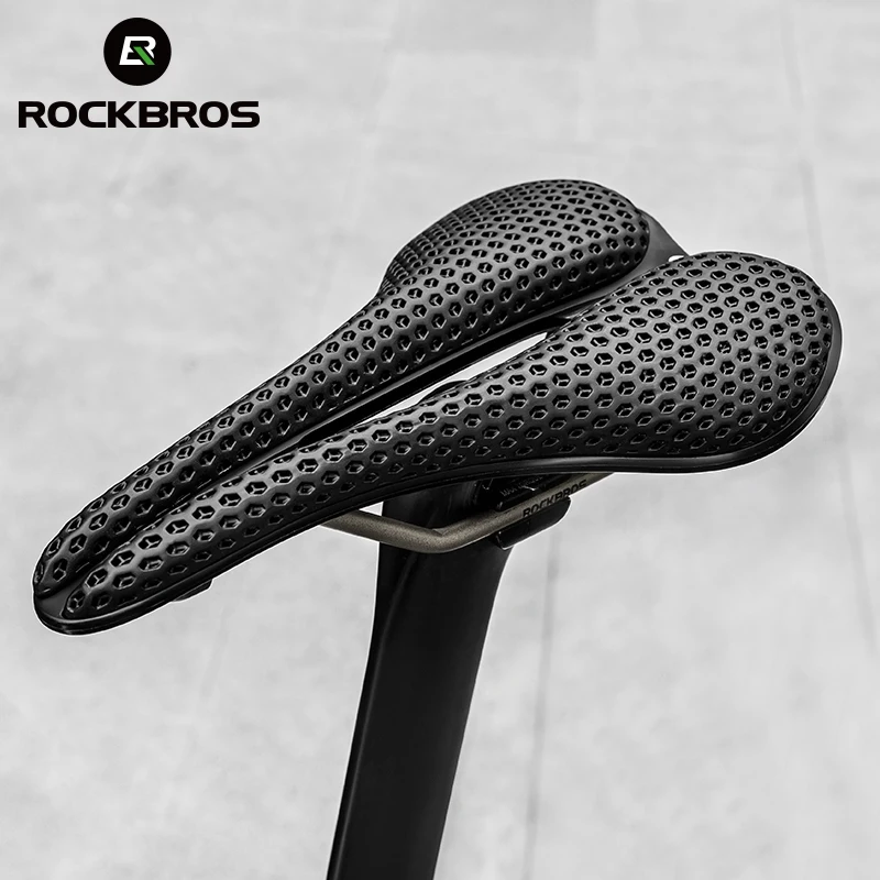 ROCKBLOS 3Dプリントバイク自転車シートサドルMtb 3Dプリントサドル