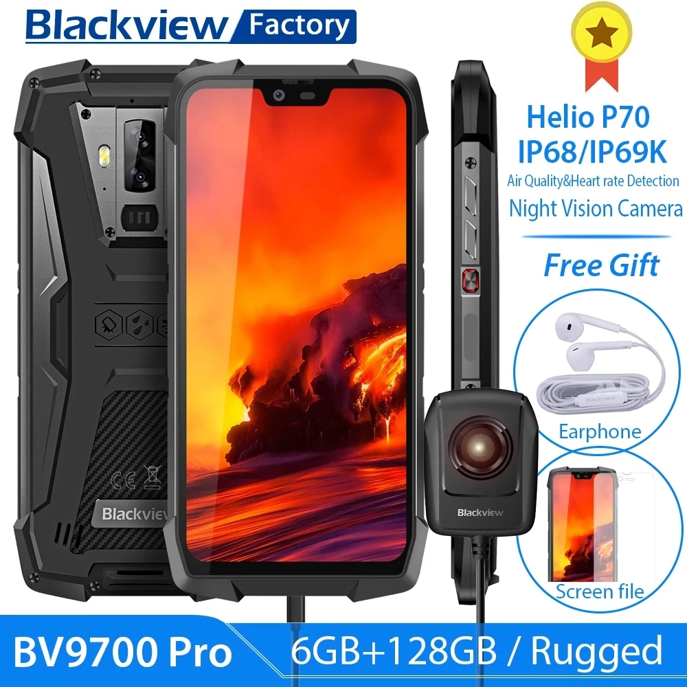 Blackview BV9700 Pro ※難あり※ Blackview BV9700 Pro IP68 5.84 Inch MobilePhone Helio P70 Octa