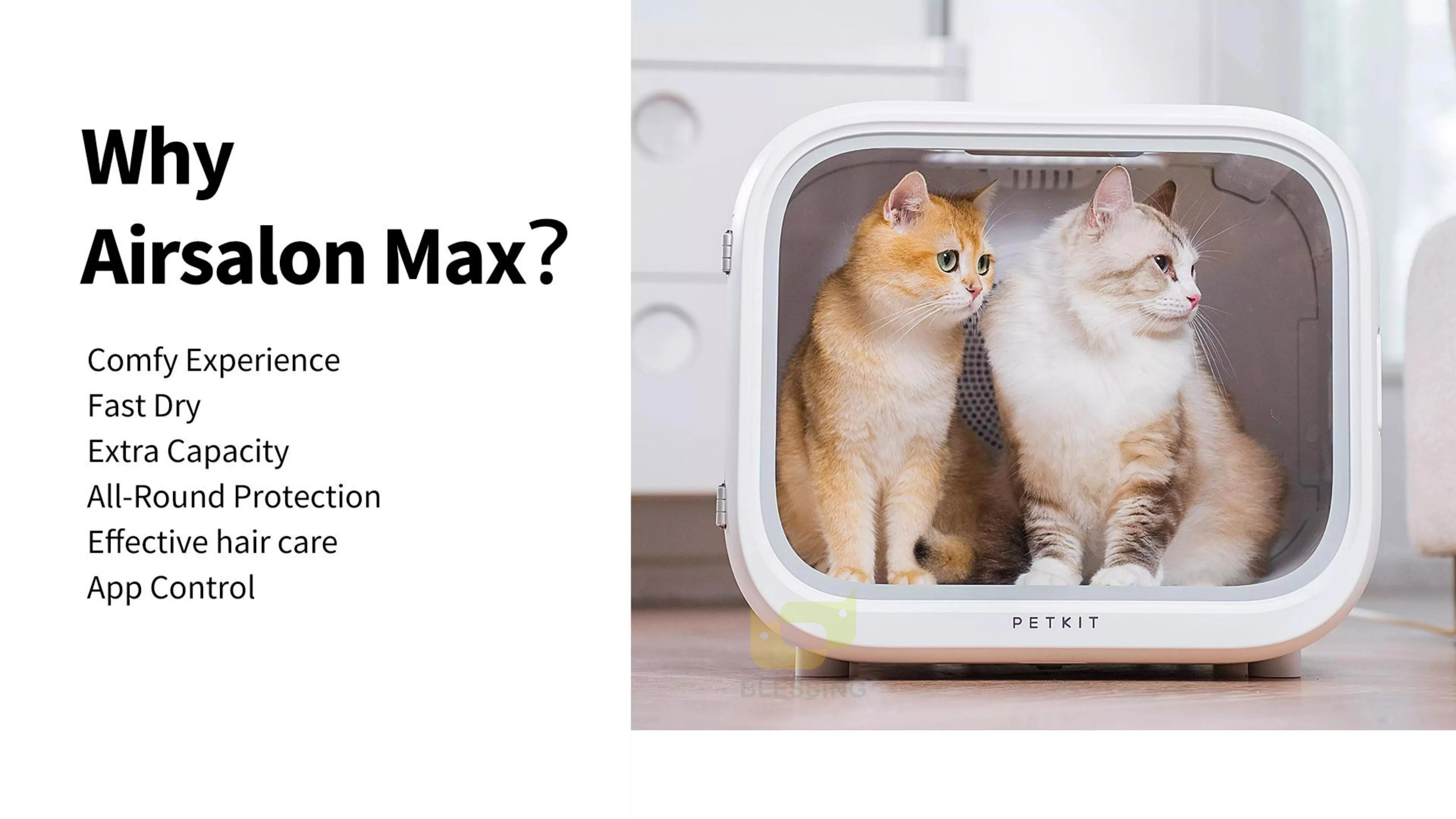 Petkit Airsalon Max Automatic Pet Drying Cabin Cat Dryer Box Smart
