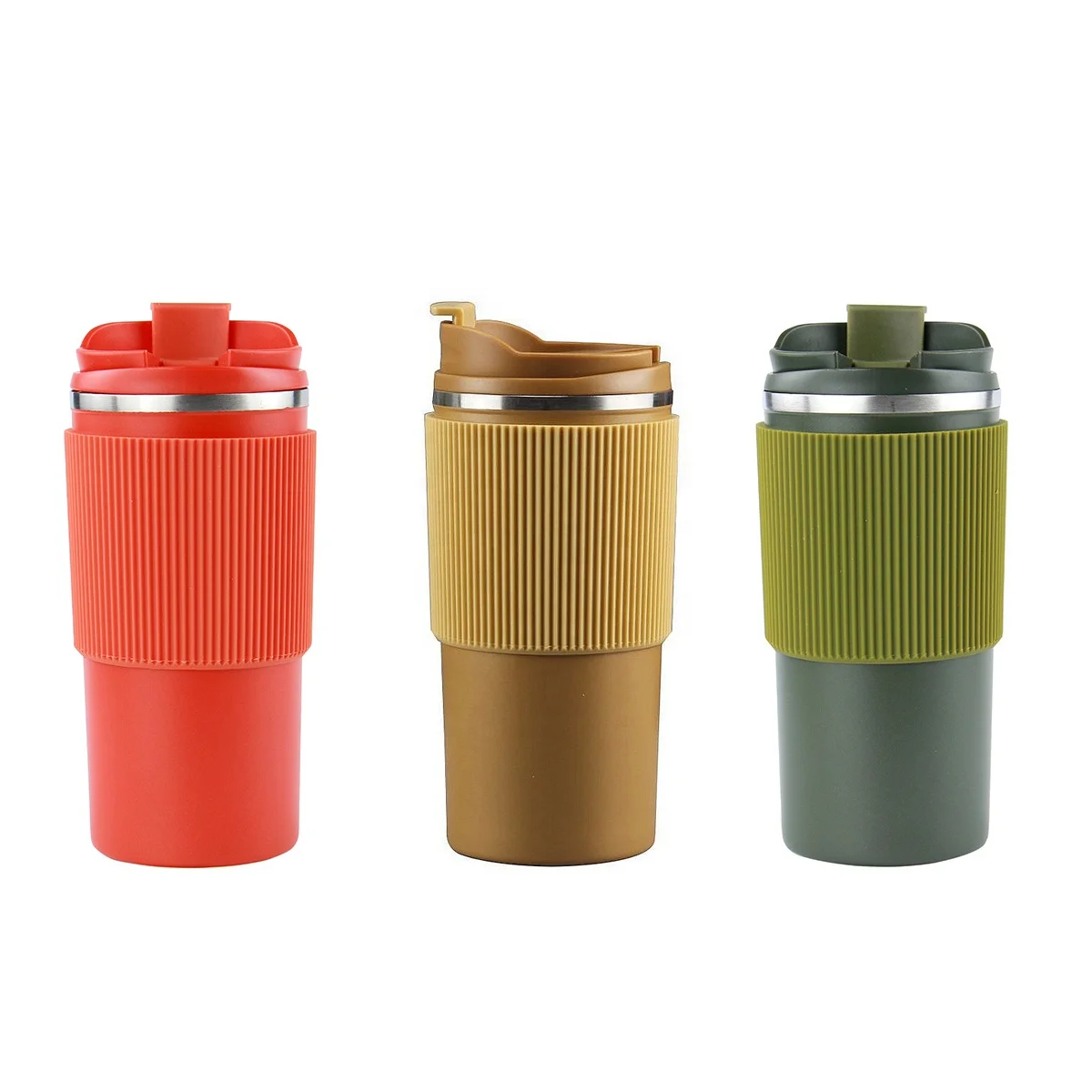 Double Wall Thermos Bottle Large Capacity Stainless Steel Car Mug Insulated Cup