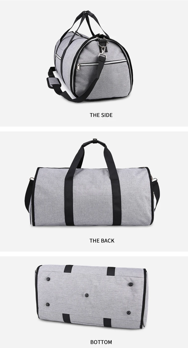 Oem Factory Suit Duffel Bag Garment Bag Travel Suit Bag With Bottom