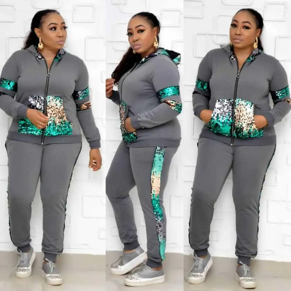 2 piece tracksuit plus size