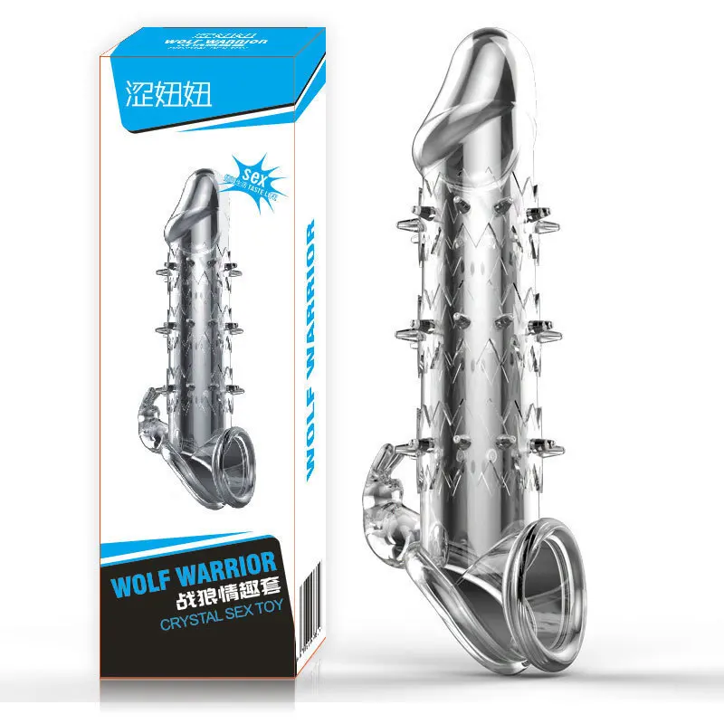 Housse de pénis Dragon manches de pénis pour hommes sangle creuse sur gode manches en cristal pour hommes extension de préservatif