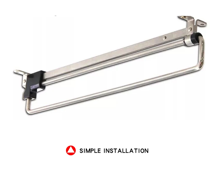Clothes Rod Adjustable Retractable Movable Wardrobe Hanger Rod Home ...