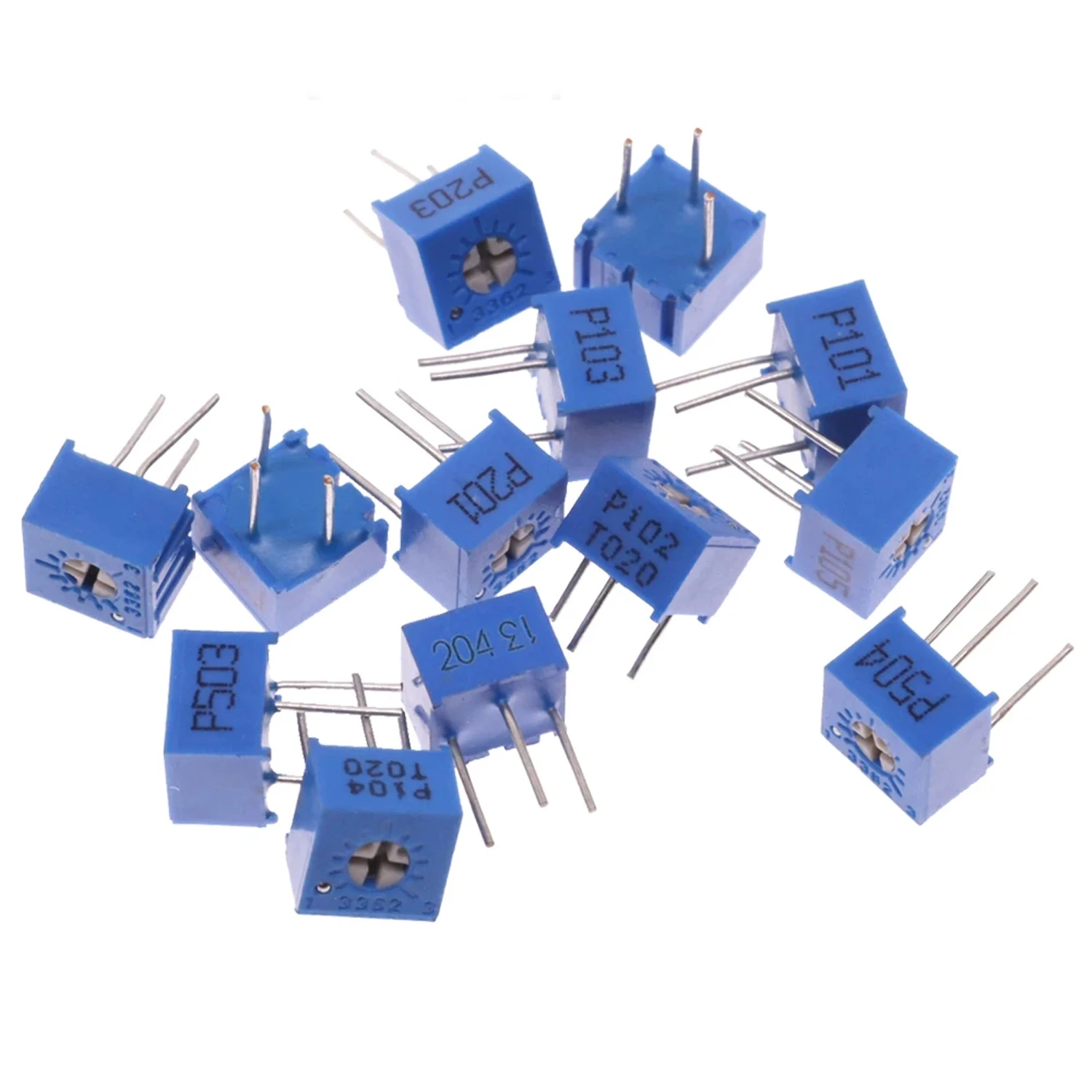 50 個 WH06-2 ポテンショメータ 100R/200R/500R/1K/2K/5K/10K/20K/50K/100K/200K 5個 3362P ポテンショメーター 調節可能 抵抗 垂直 100Ω 200Ω 500Ω 1KΩ 2KΩ 5KΩ 10KΩ 20KΩ