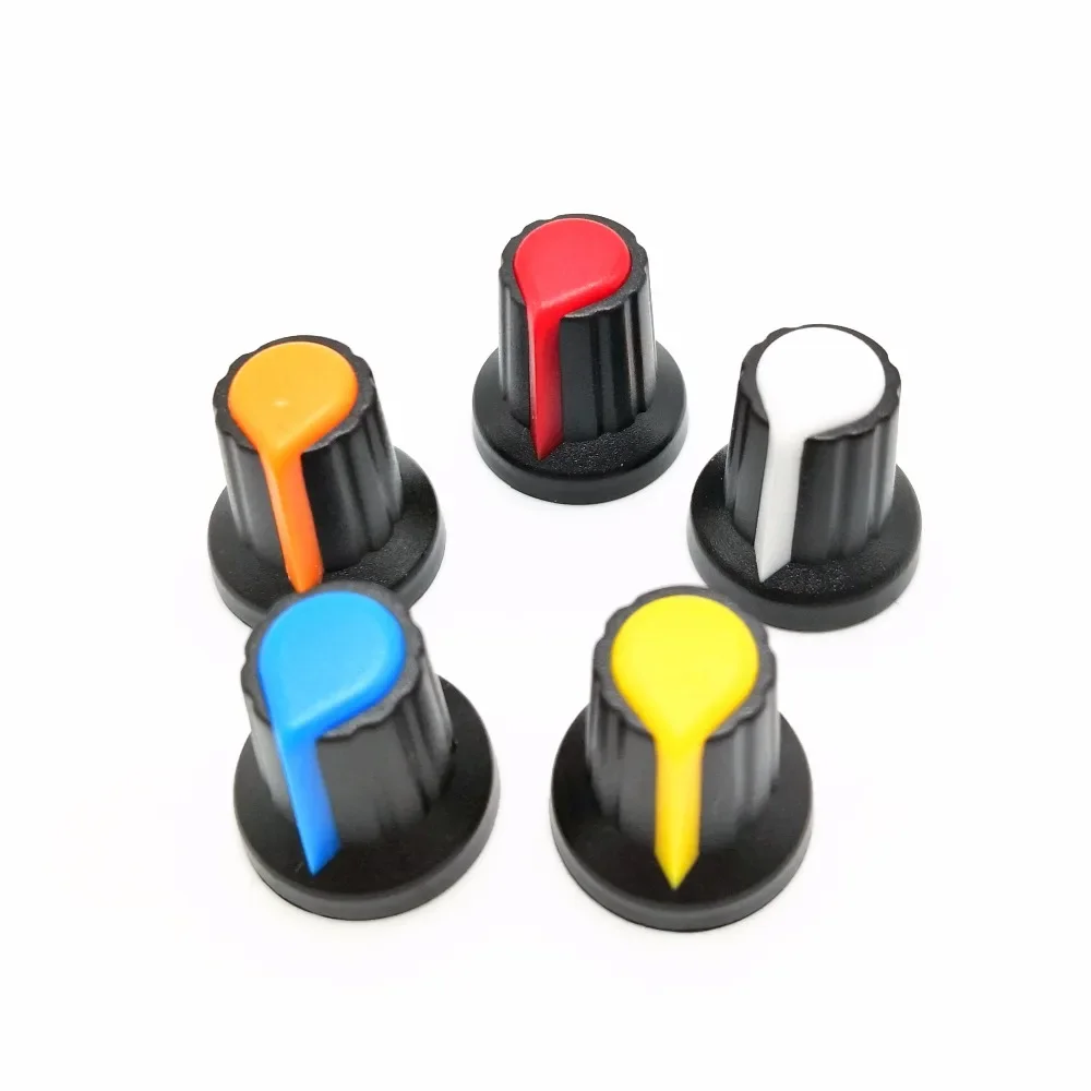 30pcs/lot WH148 Potentiometer Knob Cap(copper Core) 15x17mm