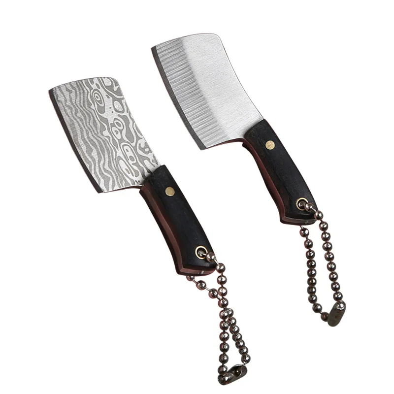 custom wood pocket sharp cutting knifes outdoor survival cutter stainless steel small camping folding hunting pocket knife