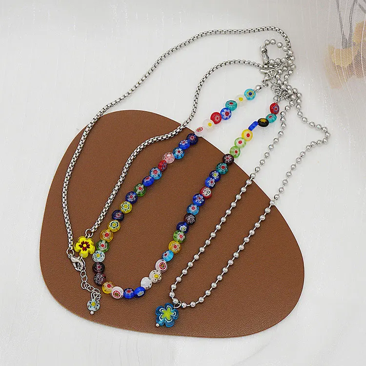 ビーズネックレス ターコイズ & ホーガンビーズネックレス - KND | 60% - アジア