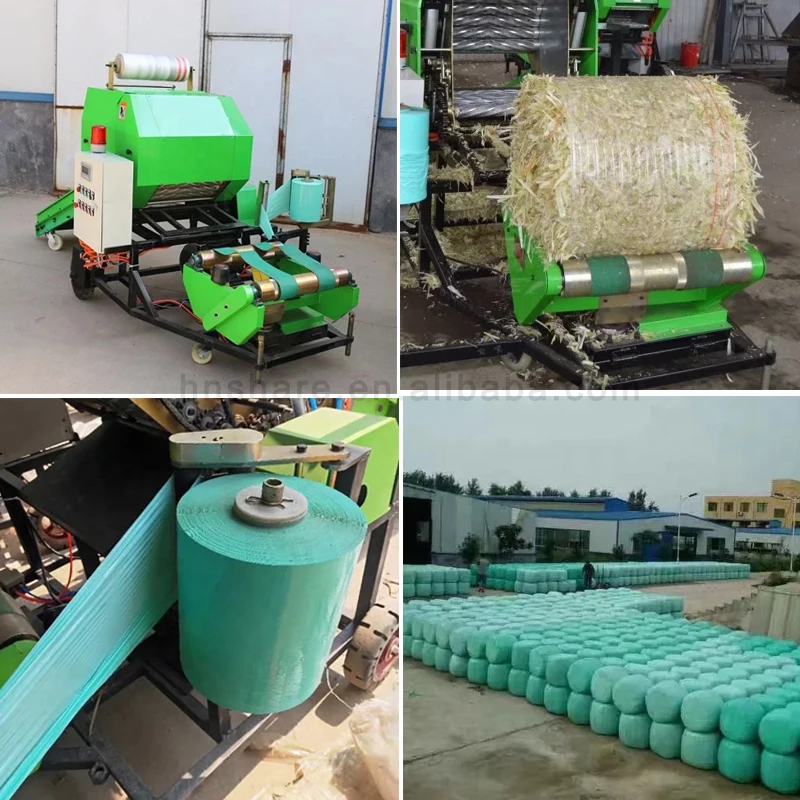 Fully Automatic Silage Packing Machine Alfalfa Hay Baler Grass Corn Stalk Packing Machine
