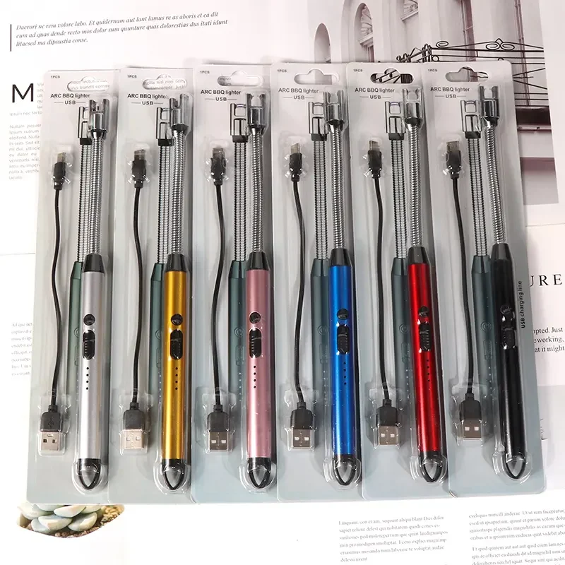 Luxury Electric Candle Lighter with LED Display Fast Charging Rechargeable Executive Gift for Boss or Client