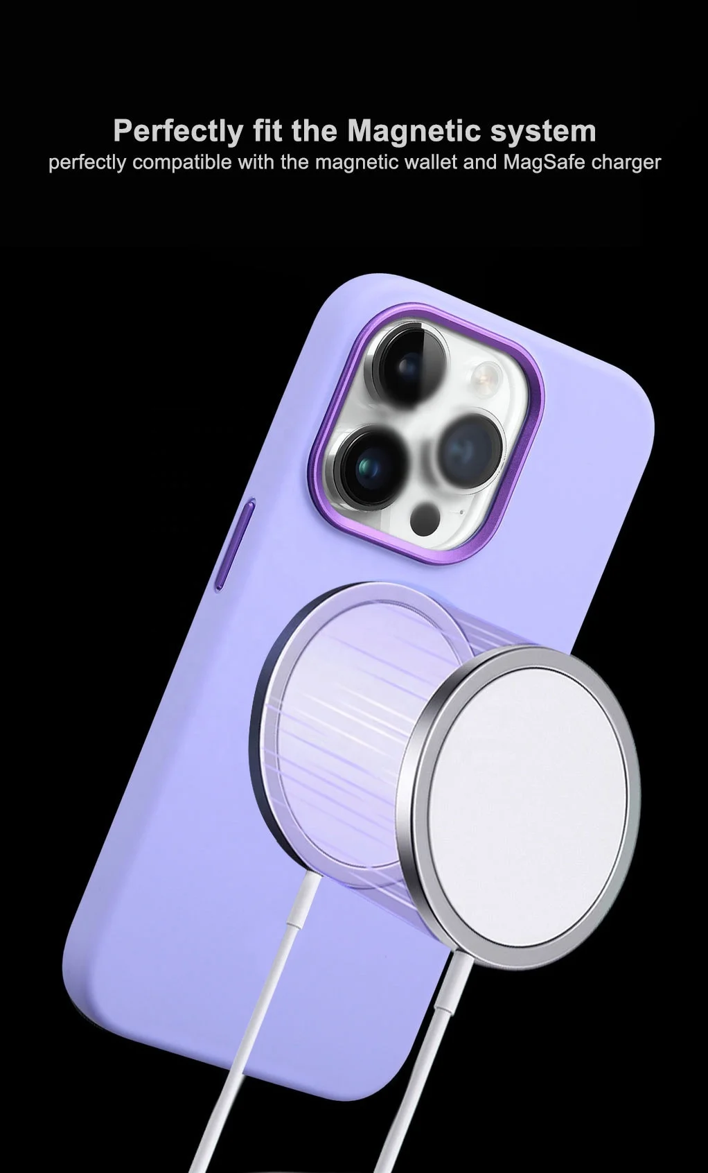 2024 New Fashion Premium Phone Case Liquid Silicon Magnetic With Camera Ring for iPhone 15 Pro Max Phone Colors Shockproof Cases