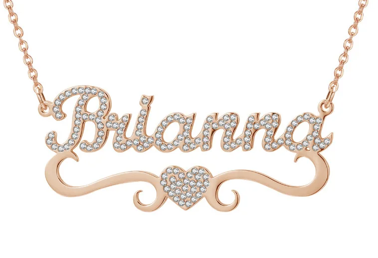 Ranoveo XRN20612-2 Stainless Steel Name Necklace