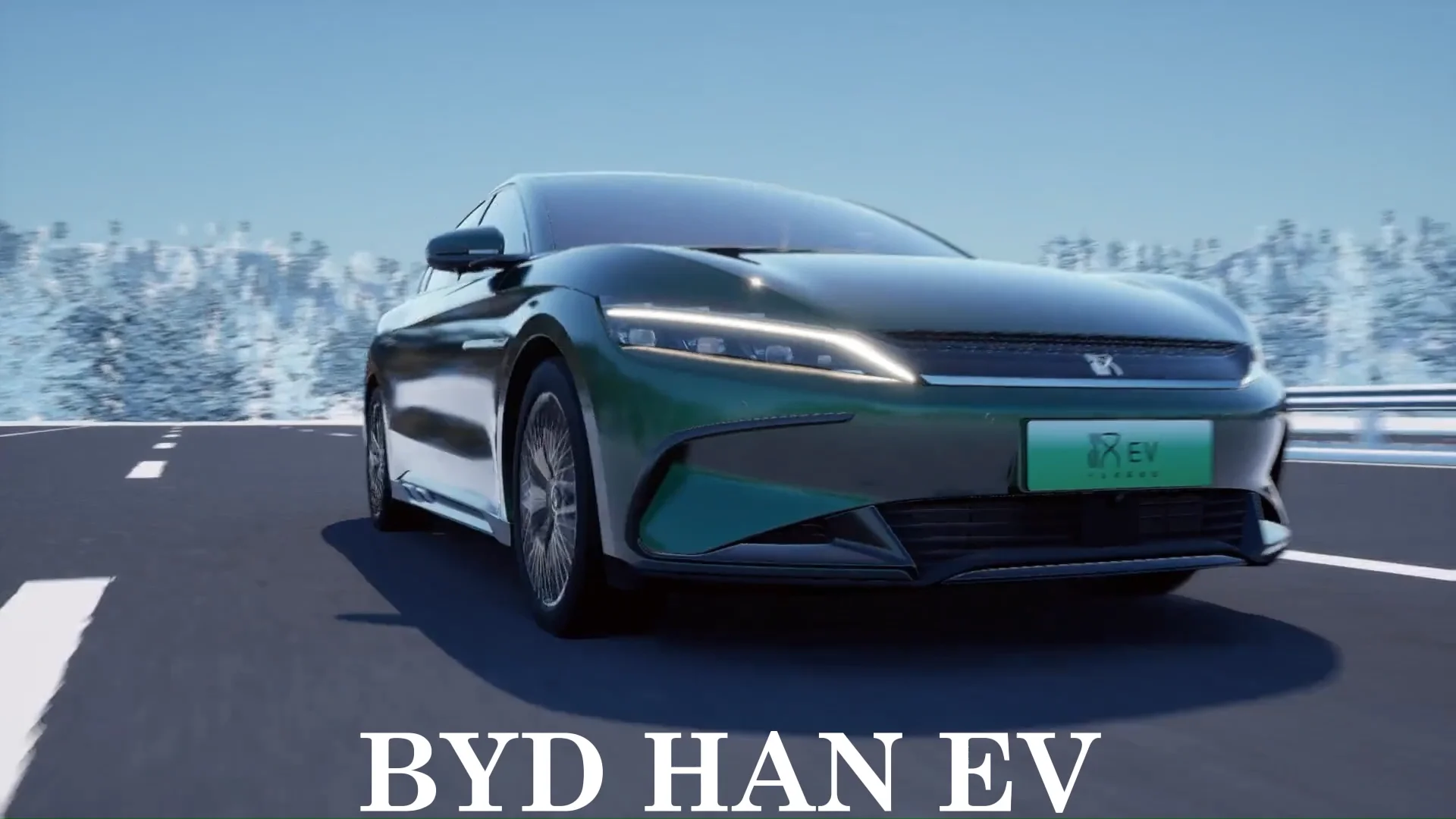 Byd Han Ev Flagship High Speed New Energy Vehicle Electric Car Limited