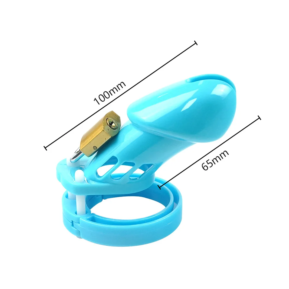 Nouveau mâle souple Silicone chasteté serrure Cage en plastique chasteté cage à oiseaux temporisation Cages pour hommes
