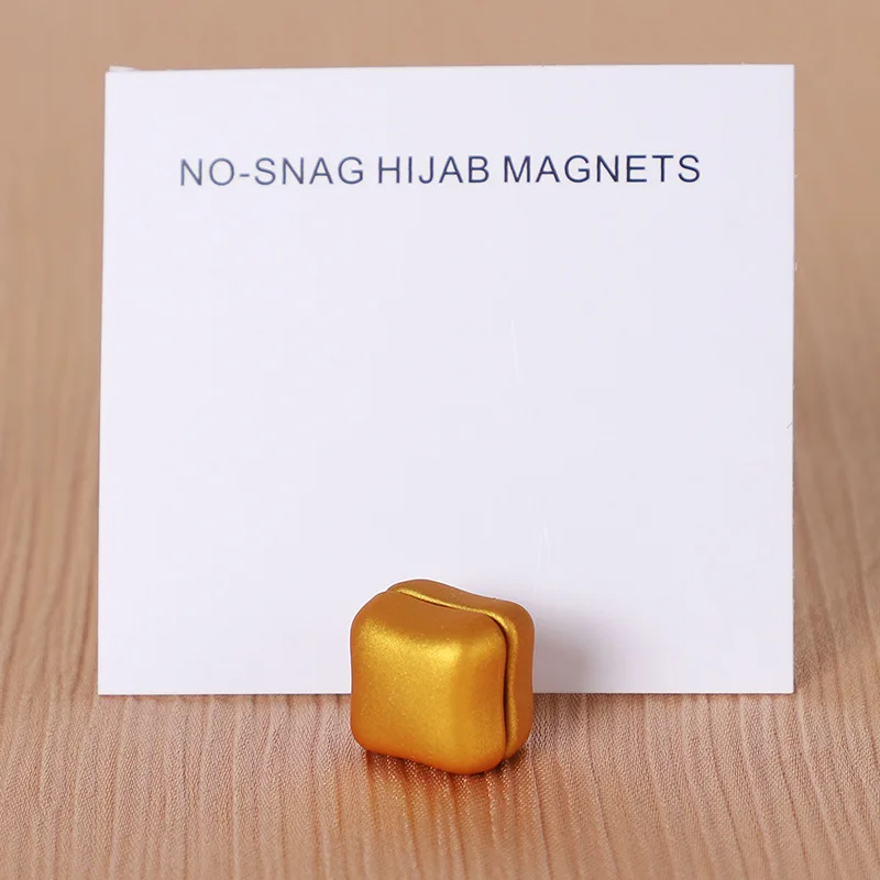 Fancy Trend New Multicolor Square Magnet Scarf Hijab Pins Buckle Muslim Women  Magnetic Pins Hijab Jewelry Shawl Brooch Buckles