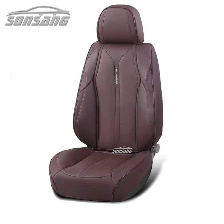 Universal Full Set Leather Car Seat Cover Automotive Vehicle Cushion