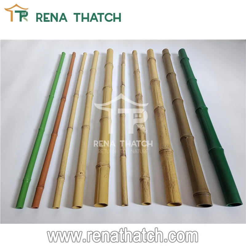 1 ~ 5m合成竹ポールプラスチック製竹棒杖人工竹クラッディング