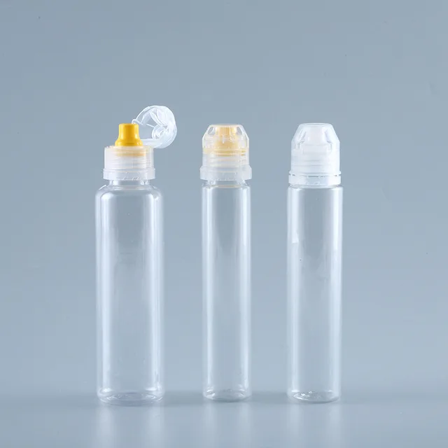 Clear Plastic 100ml Empty PET Plastic Bottle For Honey