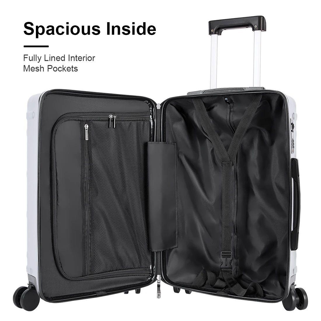 Durable Hardshell Luggage Trolley Travel Bags Pcs Set, OEM