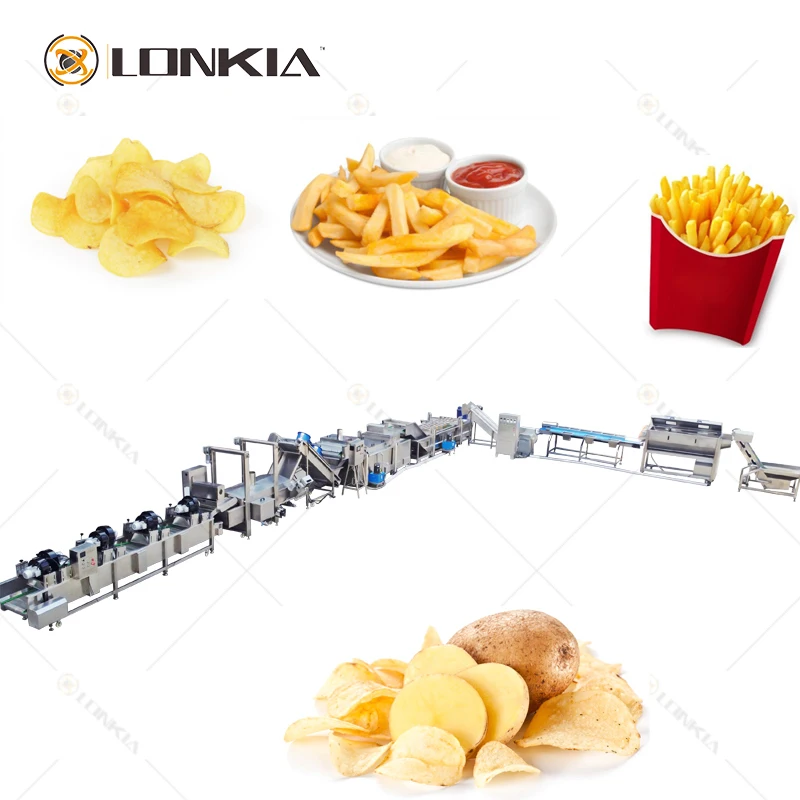 Automatic French Fries Processing Line