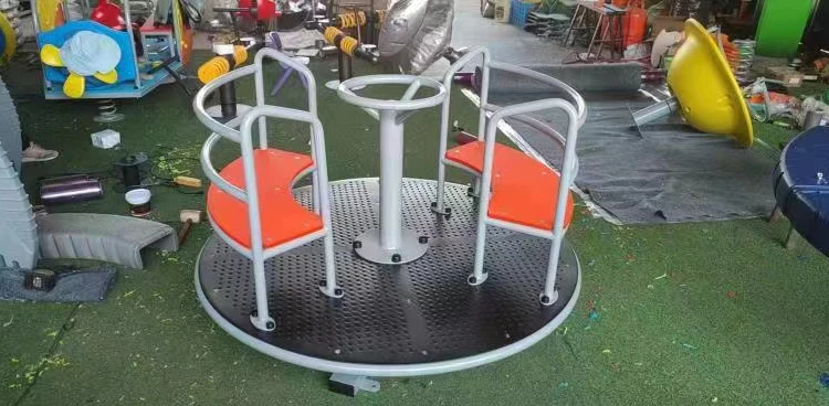 Outdoor Children's Multi-Player Interactive Swivel Chair Series High Quality Mini Carousel Indoor Playground Equipment Price