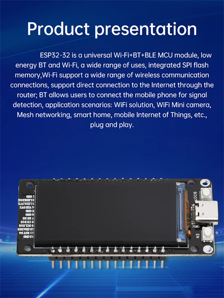ESP32 -WROOM-32 Development Board 1.9in/1.14in ST7789 170x320 TFT LCD ...