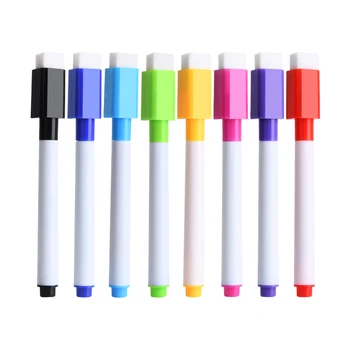 Erasable children's non-toxic colorful whiteboard markers for teachers very fine magnetic markers