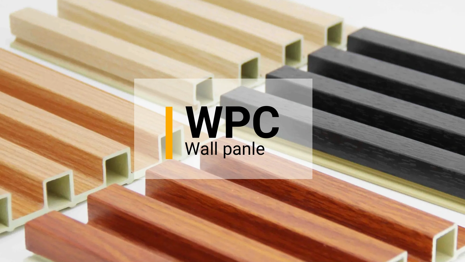 Paneles decorativos modernos Madera plástico compuesto WPC PVC Paneles de  pared - China Paneles de pared WPC, Paneles de pared WPC 3D