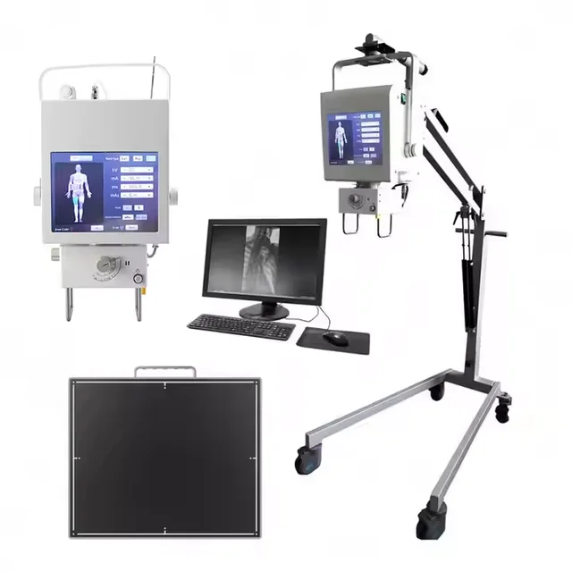 Medical Diagnosis Instrument Equipment X-ray Medical Digital Radiography High Frequency Mini Mobile Portable X Ray Machine