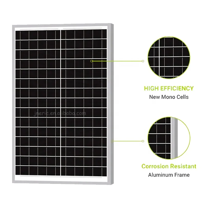A Grade Small Solar Panel 12v 18v 24v 20w 30w 40w 50w 60w 100w 