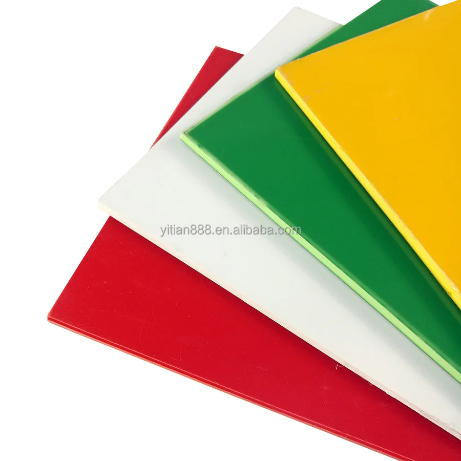 UV Printing Colored Textured ABS Plastic Plate Sheet for Vacuum Forming
