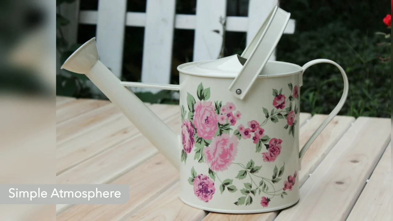 Wholesales Gardening Galvanized Mini Water Can Children Safety & Health Metal Watering Can Kids