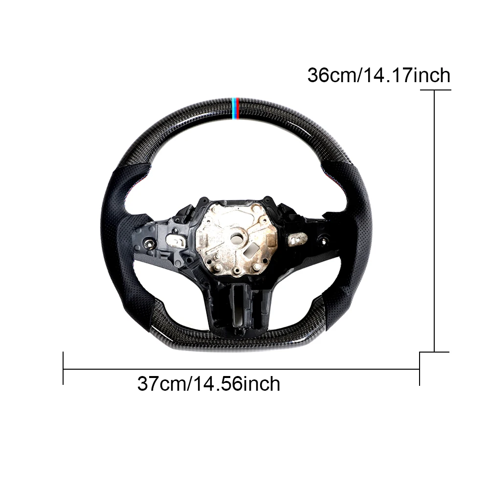 Изготовленный на заказ руль из углеродного волокна для Bmw G серии M3 G80 M4 G82 M5 F90 M8 X3m X4m X5m X6m G3x G1x G0x M Sport M6