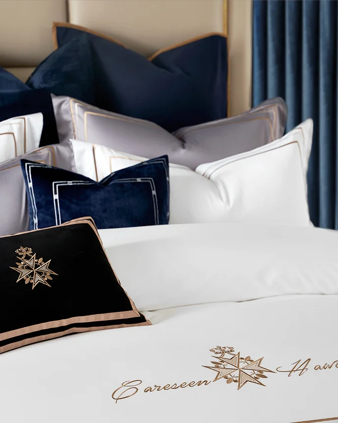 Luxury 100 Cotton Embroidered Hotel Bedding Set For Hotel And Home