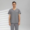 Gray-Men's short-sleeved
