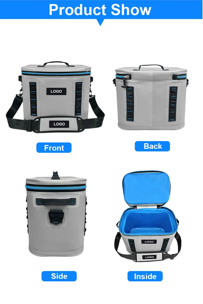 Portable Leakproof Waterproof EVA Cooler Bag Insulated for Travel Beach Cooler Bags Insulated