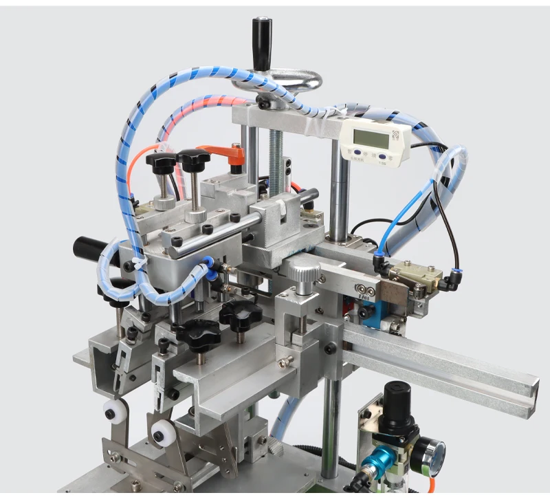 Screen Box Machine Semi-automatic Cylindrical Box Screen Printer for Bottles