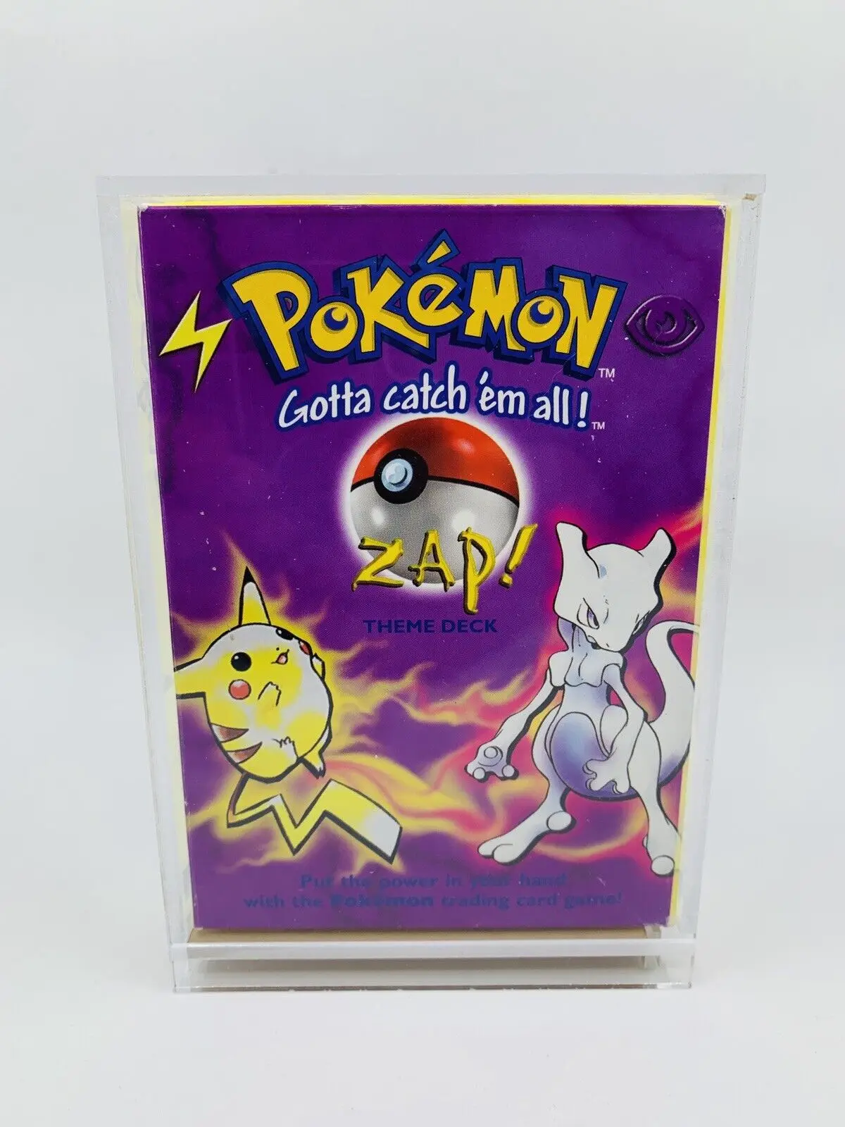 Pokemon Theme Deck Magnetic Acrylic Case Pokemon Cards Pack Display Box Protector Buy Theme