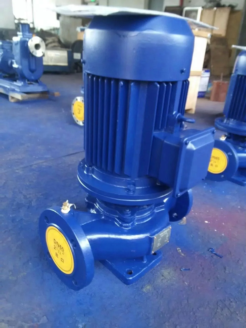 ISG Vertical Turbine Centrifugal Pipeline Pressure test Water Pump