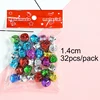 11 colores mezclados 1,4 cm 32 piezas