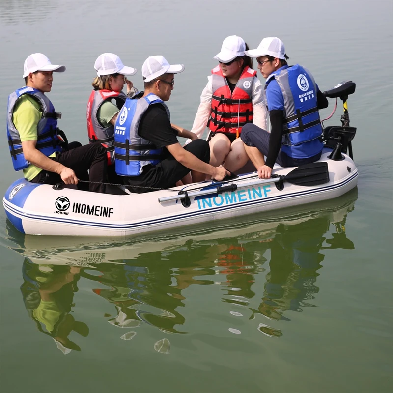 High Speed Customized Inflatable Rubber Motor Boat Kayak Inflatable Air Pvc Boat Banana Boat for Two Person
