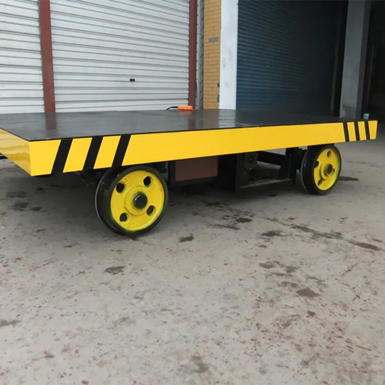 Factory Warehouse Railroad Hand Cart Loading 10 Tons 20 Ton 30ton Heavy Duty Steel Coil Rail Mover Cart