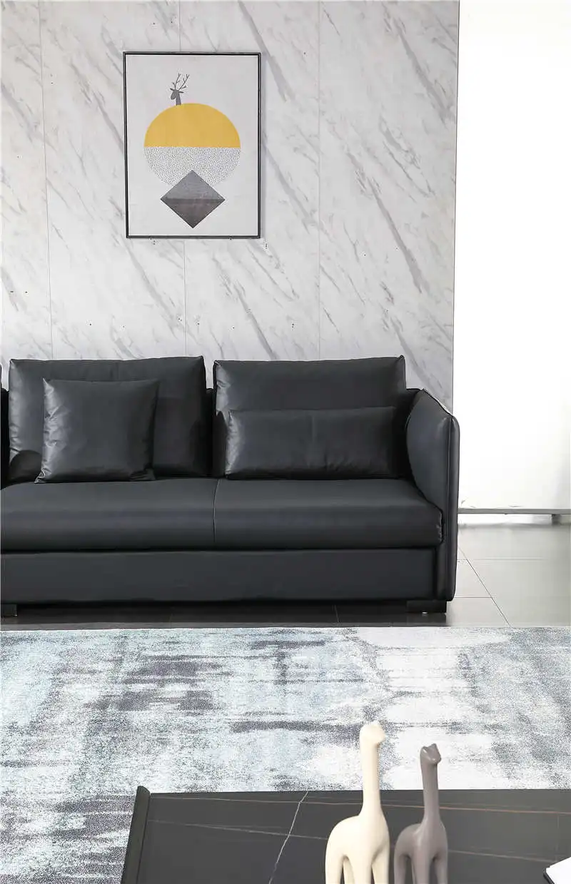 L Shape Sectional Livng Room Leather Sofa