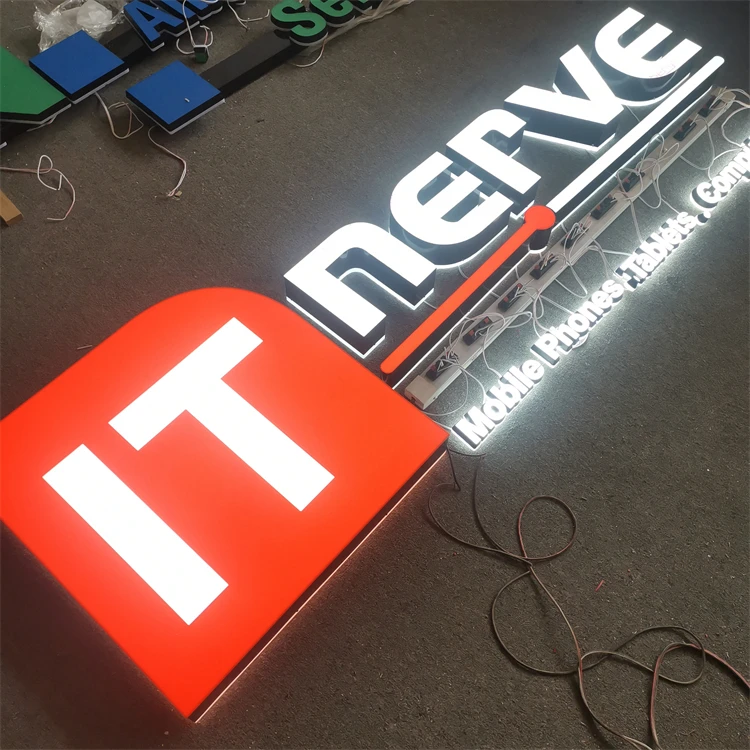 Emi Sign Custom Illuminated 3D Channel Acrylic Electronic Signs LED