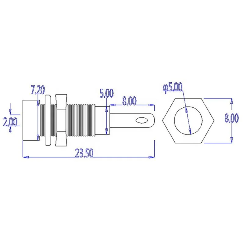 2mm Multimeter Test Probe Binding Post Banana Jack Socket Buy Binding