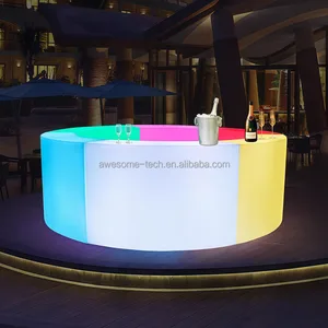 Modern Style Glowing RGB Color Changing 16 Colors Led Table