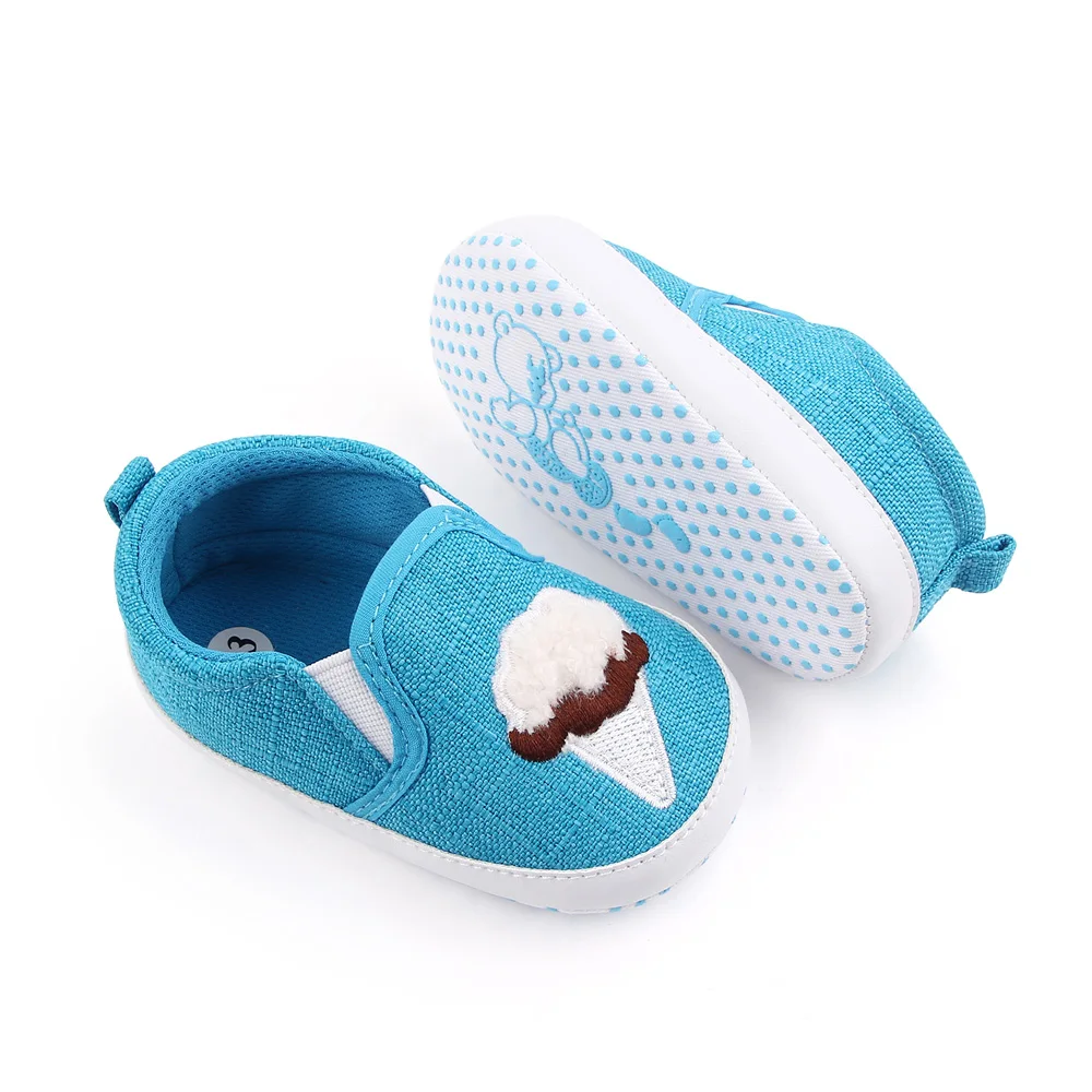 New Baby Shoes Solid Cute Ice Cream Breathable Casual Newborn Baby Toddler Shoes details