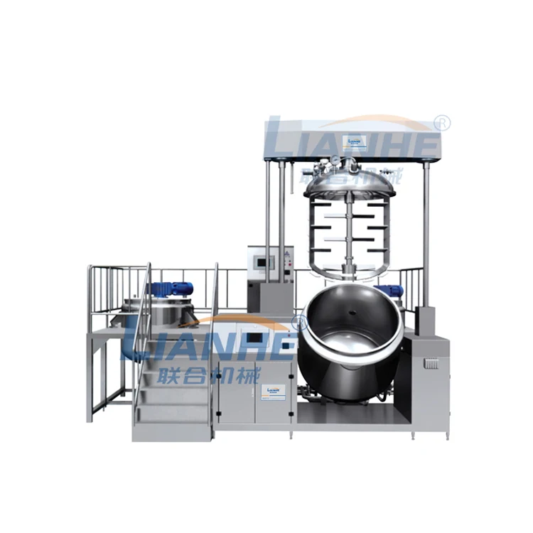 Industrial Mixer Cosmetics Hair Cream Making Machine Vacuum Homogeneous